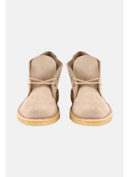 clarks Men Desert Lace Up Ankle Boots, Beige  - Image 3