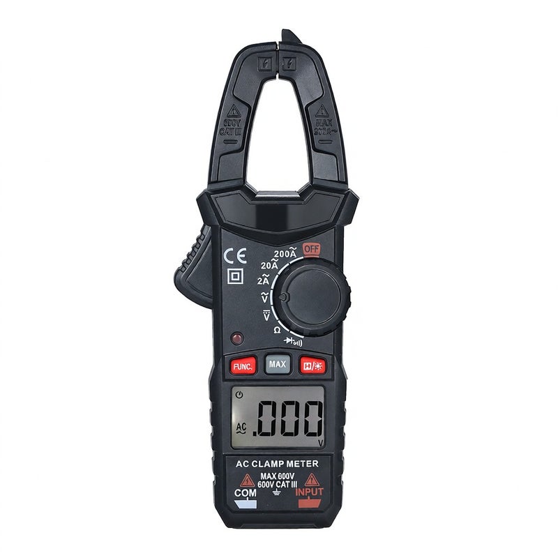 HABOTEST Mini Handheld AC Digital Clamp Meter Ultraportable AC Current Clamp Auto-Ranging Multimeter Multi Tester for Testing AC/DC Voltage Resistance Continuity Diode Capacitance - Image 1