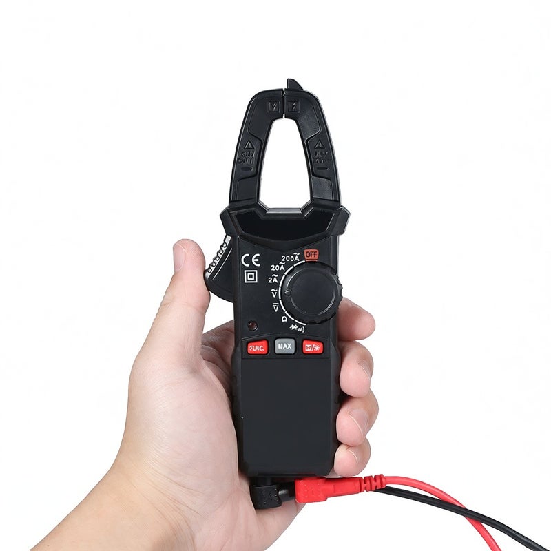 HABOTEST Mini Handheld AC Digital Clamp Meter Ultraportable AC Current Clamp Auto-Ranging Multimeter Multi Tester for Testing AC/DC Voltage Resistance Continuity Diode Capacitance - Image 5
