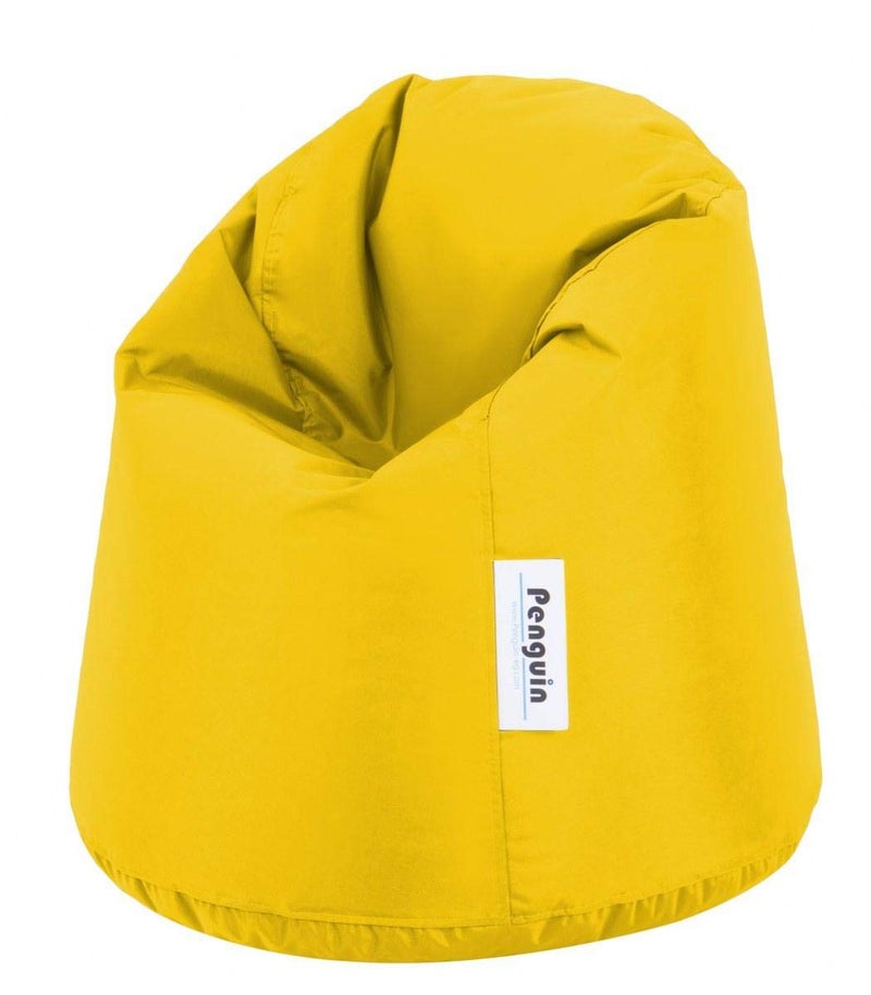 Penguin Baby Bean Bag Chair Waterproof - 40 x 60 cm - Comfortable Soft Seat for Kids Room & Nursery - Yellow - Image 3