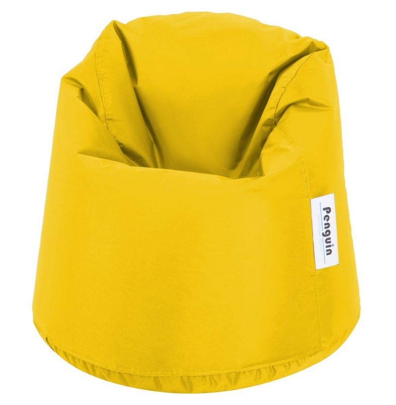 Penguin Baby Bean Bag Chair Waterproof - 40 x 60 cm - Comfortable Soft Seat for Kids Room & Nursery - Yellow - Image 2