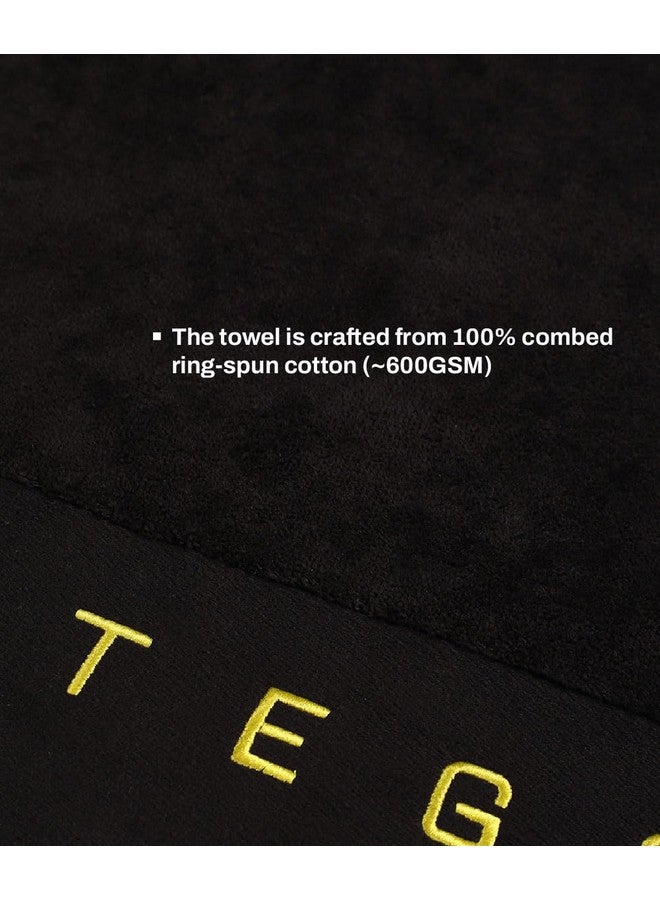 TEGO منشفة جيم مضادة للميكروبات TEGO Fit | 600 GSM | قطن حلقي | خالية من الروائح، فائقة الامتصاص | لحماية الجيم، الرياضة والمعدات | 30x16 بوصة | التحكم في النظافة - Image 4