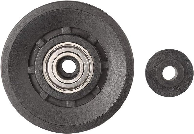 Topfinder 90mm(3.54inch) Universal Bearing Pulley Wheel for Cable Machine Gym Equipment Part Garage Door (2 PCS) - Image 3
