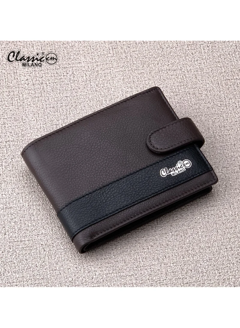 Classic Milano Classic Milano Genuine Leather Wallet for Men – Slim Bifold Men’s Wallet with RFID Blocking, Multiple Card Slots – Stylish Mens Purse Wallets Gift for Husband, Father