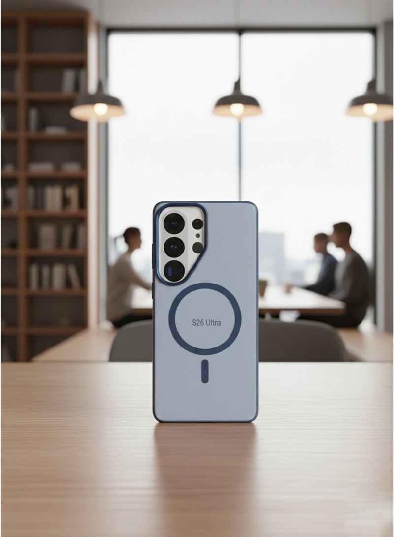 Grace سامسونج جالاكسي S26 ألترا - جراب مغناطيسي أنيق غير لامع مقاوم للصدمات مع توافق مع MagSafe وحماية محسنة للكاميرا - Image 4