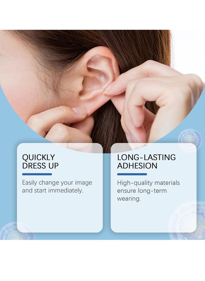 Eelhope Ear Corrector, Invisible Ear Tape Patches, Waterproof & Sweatproof Ear Stickers for Adults, Ear Corrector for Prominent Protruding Ears Long-Lasting Ear Support, 6 PCS  - Image 3