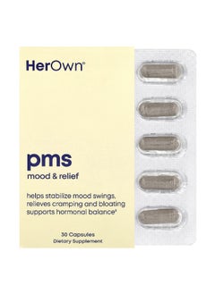 Her Own Her Own, PMS, Mood & Relief, 30 Capsules  - Image 1