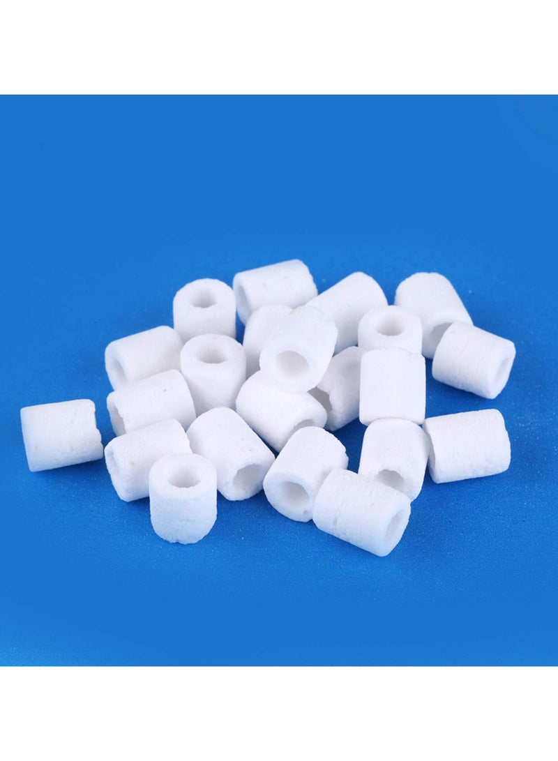 Generic TAMAM AQUARIUM Xinyou Ceramic Bio Ring Aquarium Fish Tank Bio Filtration with Zip Bag (Ceramic Ring 500G) - Image 3