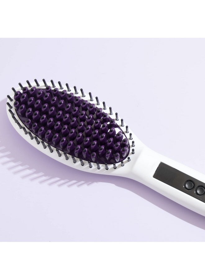 InStyler - Straight Up Ceramic Straightening Brush Detangling Hair Brush Straightener With Powerful Ceramic Heated Plates For Smooth Frizzfree Hair For Thick Curly & Wavy Hair Types - Image 1
