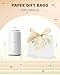 DOYIDE 60 Pack Small Thank You Gift Bags 45x18x39in Party Favor Bags Boxes with Bow Ribbon Small Paper Gift Bags with Gold Foil Printed Mini Candy Treat Bags for Birthday Wedding Party Holiday - Image 4