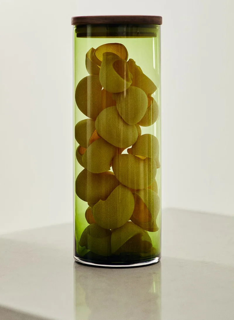اتش اند ام Tall Glass Jar With Lid