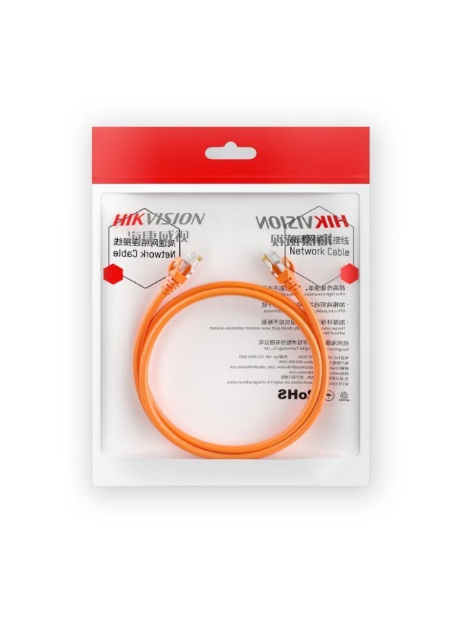 DS-1NP6UEC0 CAT6 Patch Cord, 1M, Orange