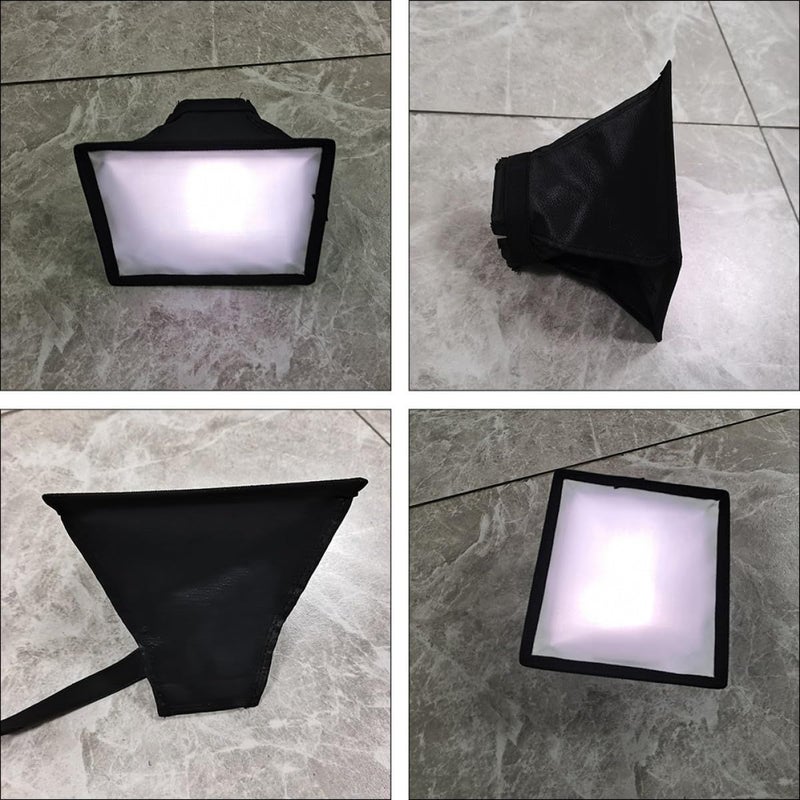 ناشر ضوء سوفت بوكس مدمج بحجم 15 × 17 سم لإضاءة تصوير DSLR باستخدام الفلاش السريع - Image 5