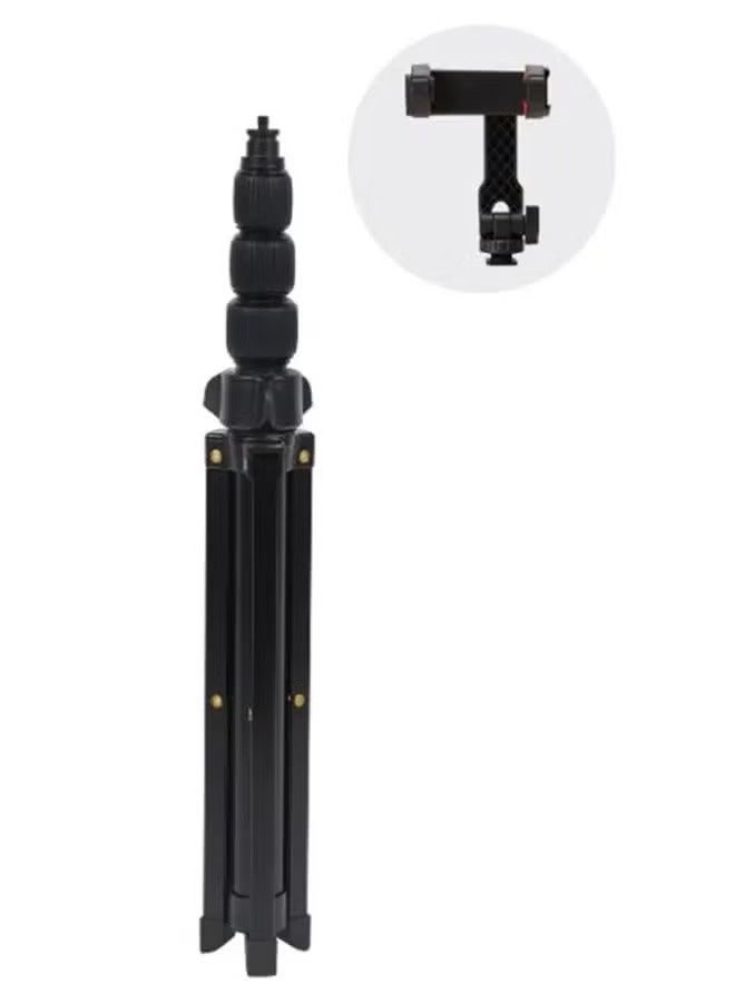 جيه ماري حامل ثلاثي القوائم قابل للطي MT-42، حامل ثلاثي القوائم خفيف الوزن مع أرجل قابلة للتعديل وحامل هاتف عالمي، محمول للتدوين بالفيديو والتصوير الفوتوغرافي ومكالمات الفيديو - Image 2