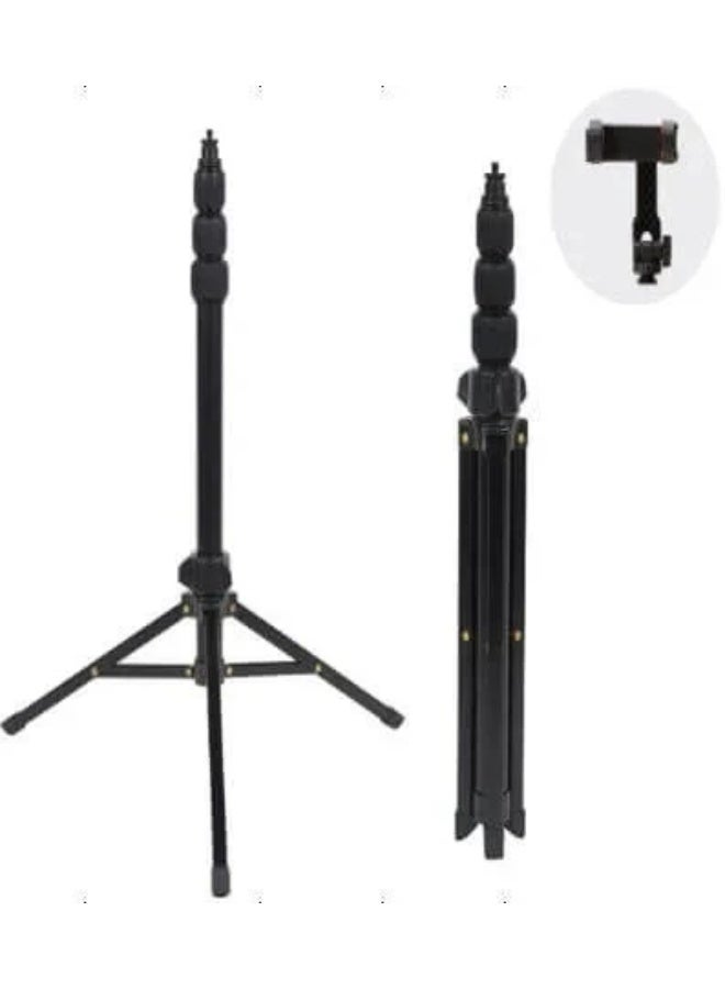 جيه ماري حامل ثلاثي القوائم قابل للطي MT-42، حامل ثلاثي القوائم خفيف الوزن مع أرجل قابلة للتعديل وحامل هاتف عالمي، محمول للتدوين بالفيديو والتصوير الفوتوغرافي ومكالمات الفيديو - Image 5