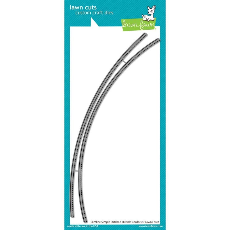 Lawn Fawn Lawn Cuts Custom Craft Die Slimline Simple Stitched Hillside Border LF2443 
