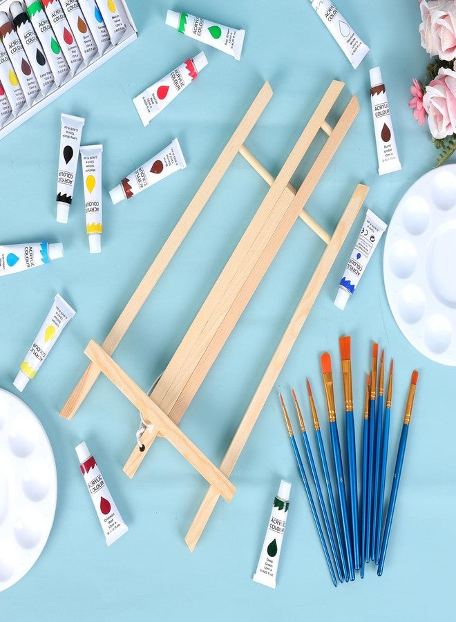 ESRICH 6Pack16 Inch Easel Stand,Table Top Easel for Painting, Wooden Tabletop Display Easels,Painting Easel Stand for Portable Canvas Photo Picture Sign,Holder Kids Artist Adults Students Classroom - Image 4