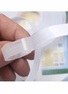 KASTWAVE DIY Self-adhesive Window Screen, Netting with Hook Sticky Tape and Cleaning Brush, Upgrade Encryption Removable Bug and Mosquito Mosquito Net for Windows, Adjustable Fits Any Size (1.5M x 2M, White)  - Image 4