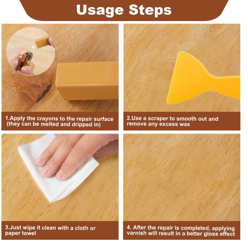 Lyai Wood Repair Wax Block - Image 5