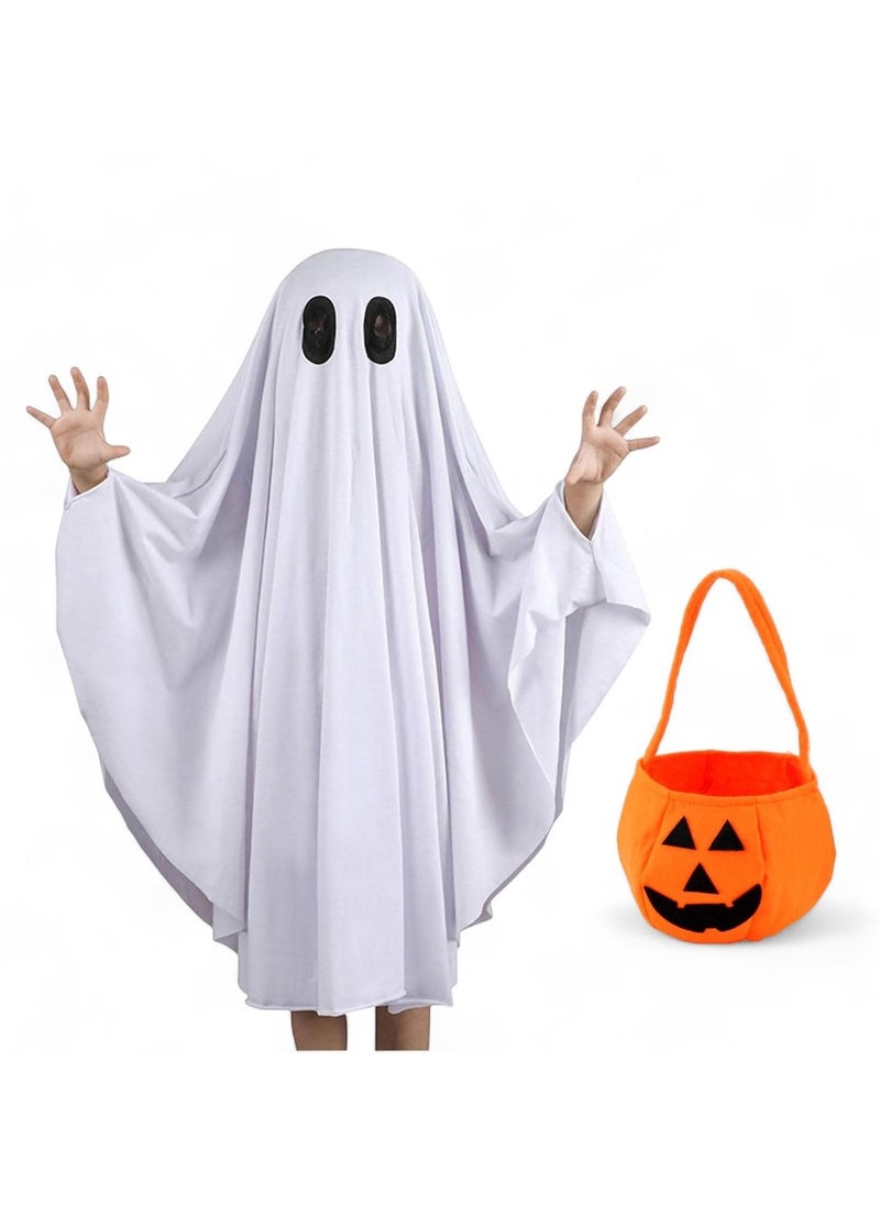 Doodle Kiddo - Ghost Halloween Costume for Kids - Image 1