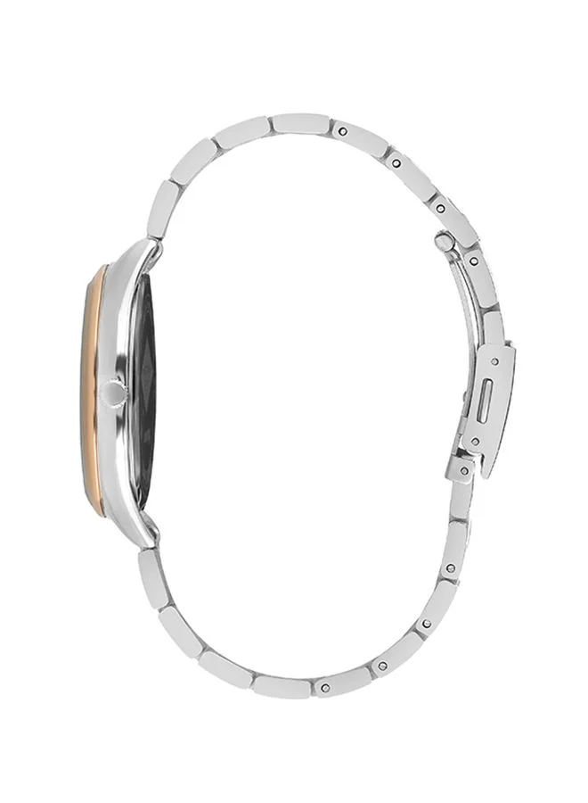 لي كوبر Women's Analog Round Shape Metal Wrist Watch LC07497.520 - 35 Mm