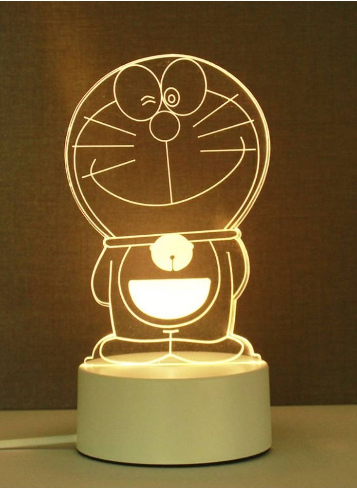 Y&D 3D Jingle Cat LED Bedside Night Light Lamp 