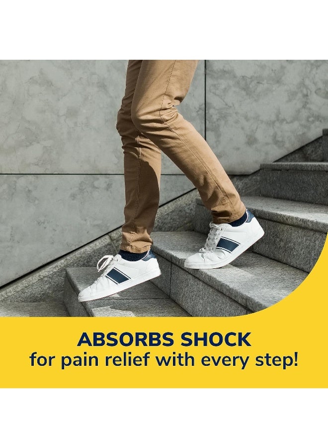 Dr. Scholl's Dr. Scholl's Knee All-Day Pain Relief Orthotics, Insoles for Immediate and All-Day Knee Pain Relief Including Pain from Osteoarthritis and Runner’s Knee, Men's Shoe Sizes 8-14, 1 Pair, Full Length  - Image 4