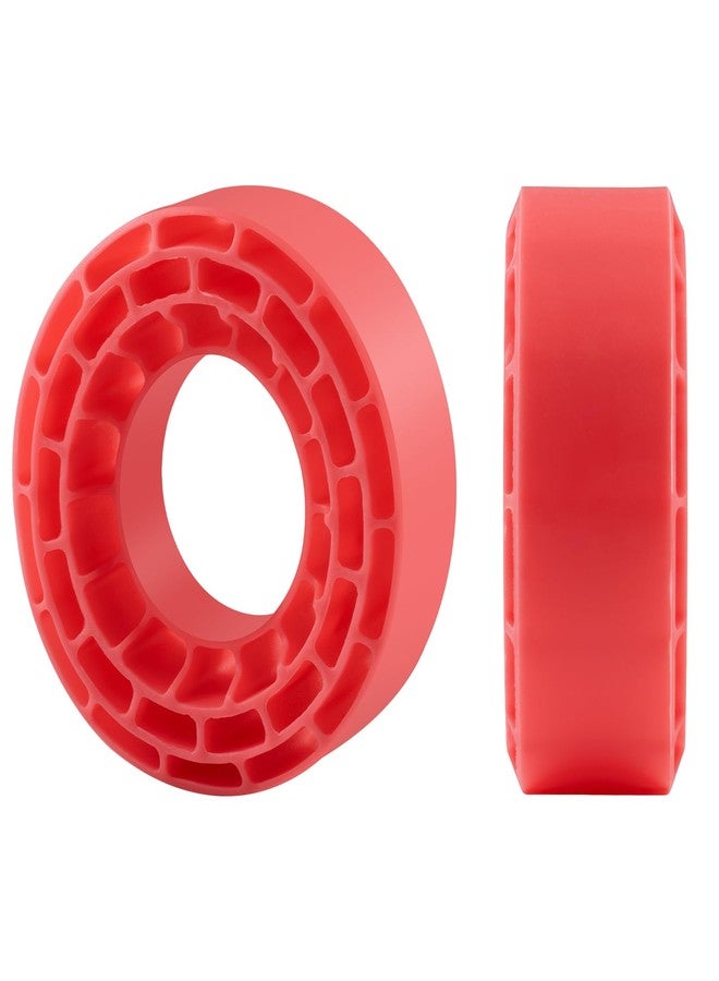 MORFUM Super Soft Silicone Rubber Inserts fit for 68-72mm*24-27mm 1.3" Tires, RC Tire Inserts for TRX4M SCX24 1/18 1/24 Crawler Tire, Replacement of Sponge Foams 4pcs (Pink) - Image 3
