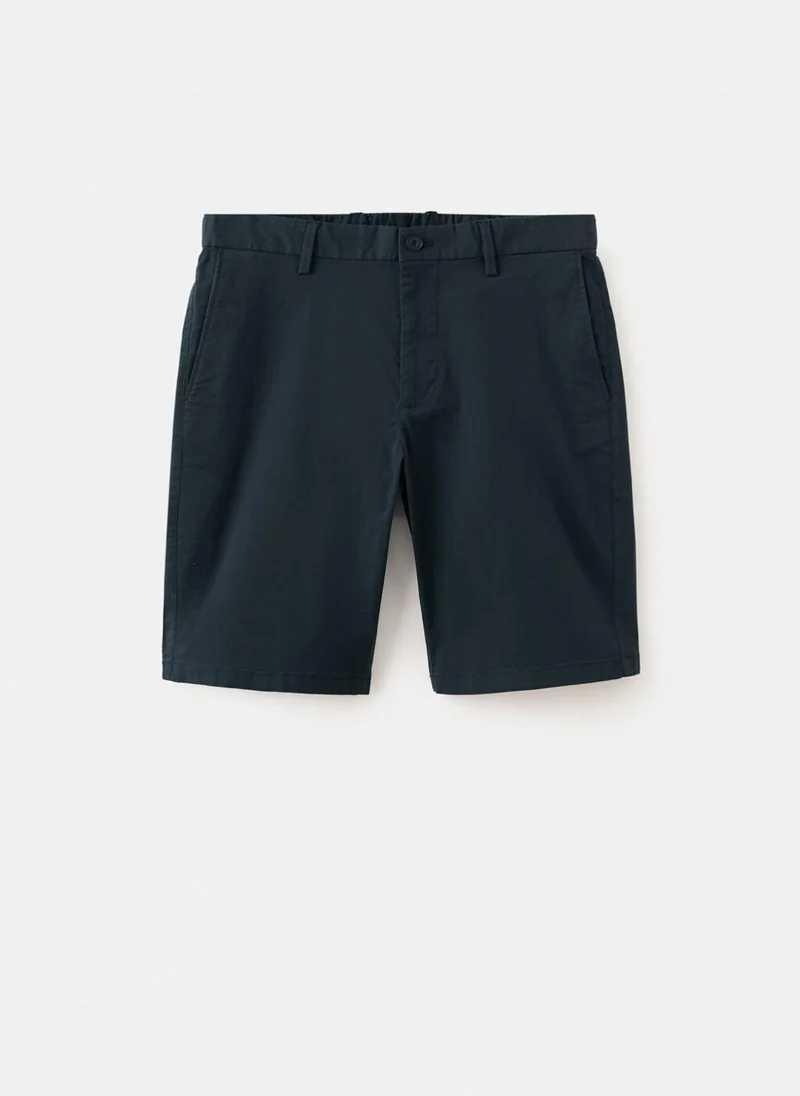 Mango Man  Slim-fit chino cotton bermuda shorts for Men | Best Price UAE