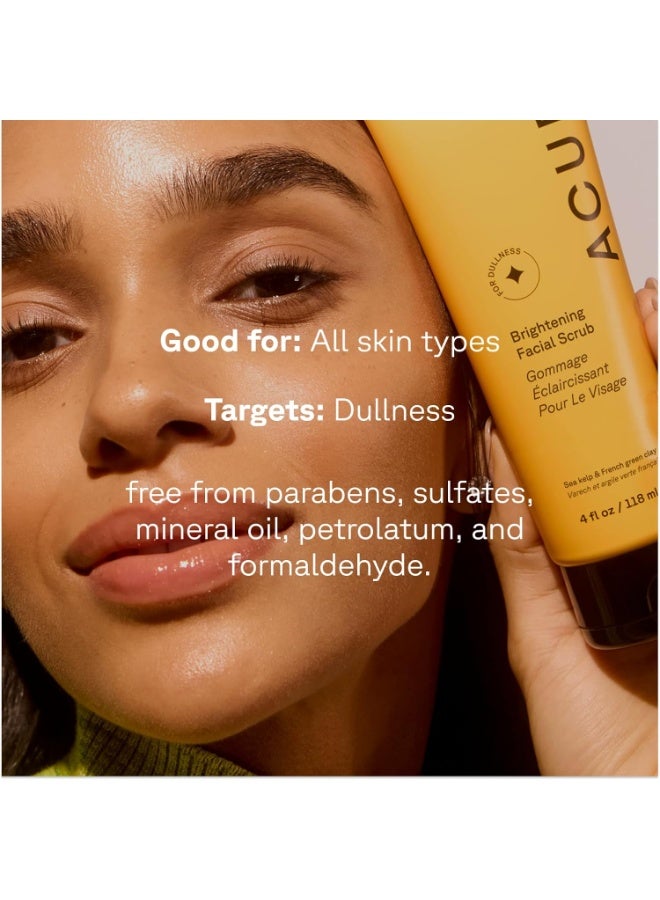 ACURE Brightening Facial Scrub 118ml - Image 3
