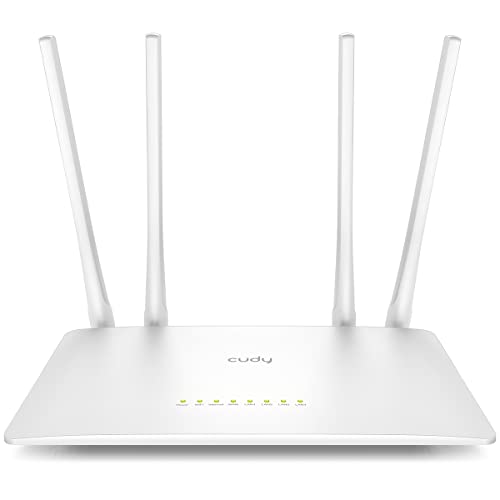Cudy AC1200 Smart WiFi Router Extender Access Point WISP 5GHz Dual Band 10100Mbps LAN 4x5dBi Antennas VPN Guest WiFi AP Mode WR1200 - Image 1