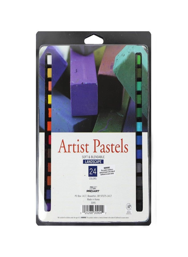 PRO ART Artist Pastel Set Square 24 Color Landscape (3095) - Image 1