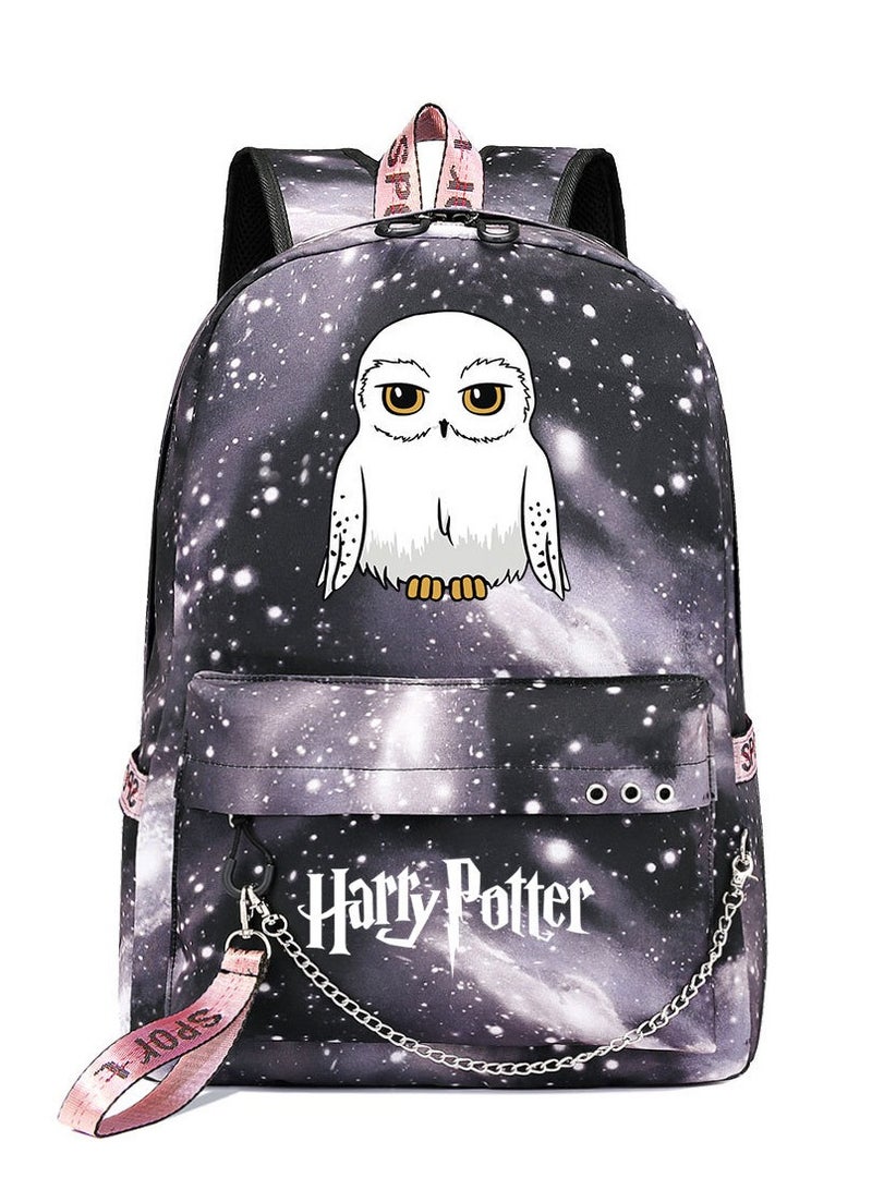 Harry Potter Cartoon Printed Backpack 