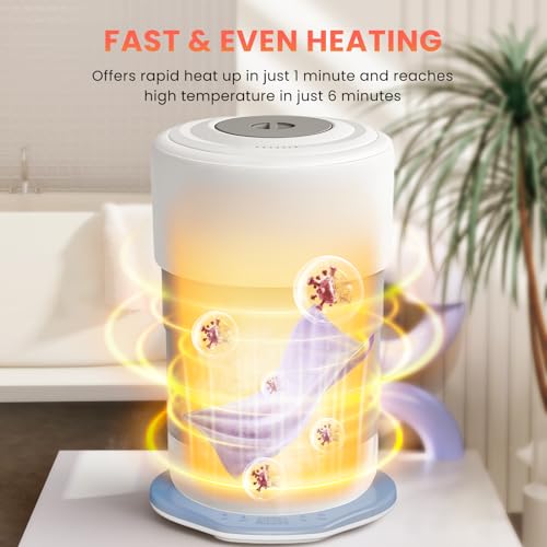 Arrocent Towel Warmer 23L Towel Warmer Bucket with Time Setting Auto ShutOff Retractable Portable Fits Up to Two Large Towels Bathrobes Blankets PJs and More - Image 3
