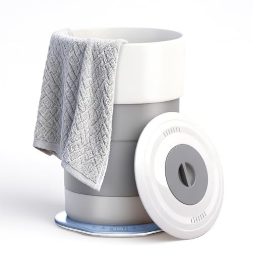 Arrocent Towel Warmer 23L Towel Warmer Bucket with Time Setting Auto ShutOff Retractable Portable Fits Up to Two Large Towels Bathrobes Blankets PJs and More - Image 1