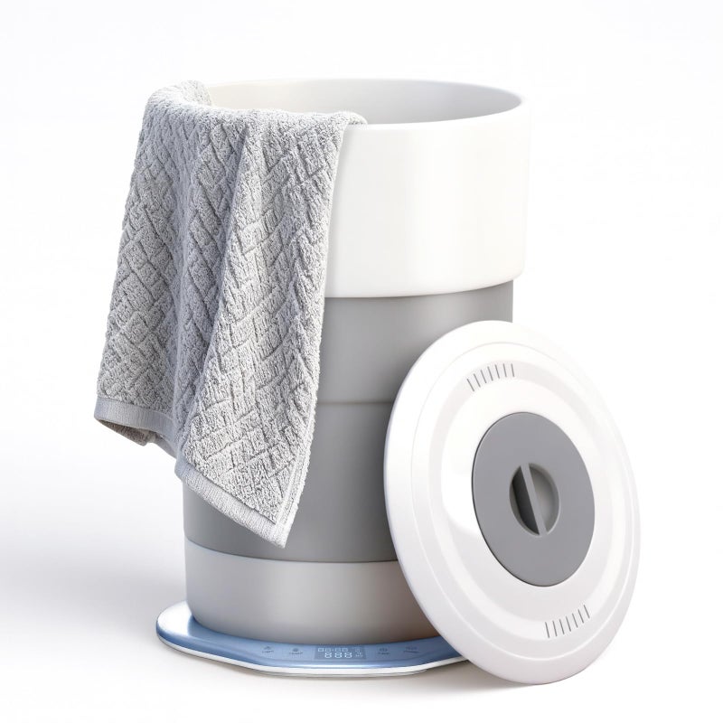 Arrocent Towel Warmer 23L Towel Warmer Bucket with Time Setting Auto ShutOff Retractable Portable Fits Up to Two Large Towels Bathrobes Blankets PJs and More - Image 2