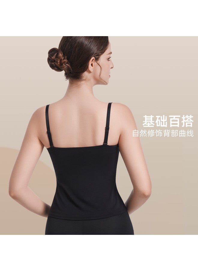 Fenton Women'S Strappy Tank Top With Built-In Bra - Seamless Sports Bra For Workout, Layering Or Outerwear, Comfortable Braless Design - Image 3