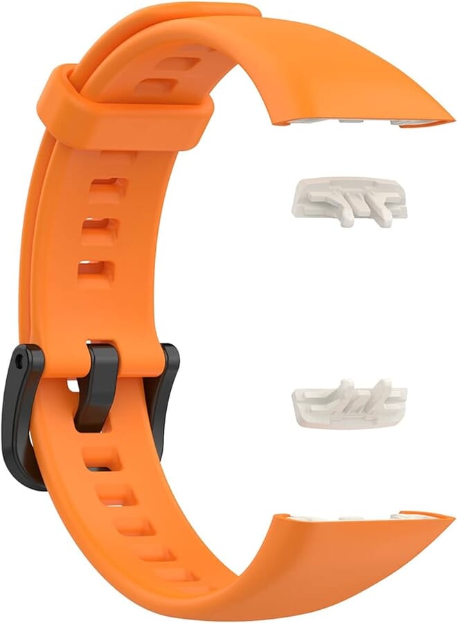 Beauenty Watch Bands For Huawei Band 6 / Honor Band 6, Adjustable Silicone Sport Watch Band Smart Watch Replacement Wrist Strap