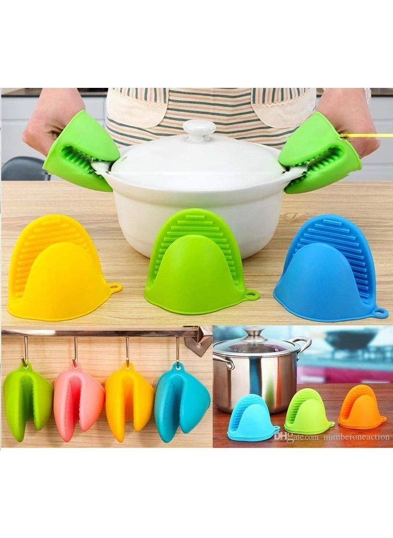 brinicle brinicle 2 Pcs Silicone Heat Resistant Hot PotVessel Holder Pinch Grip 1 Pair  - Image 1