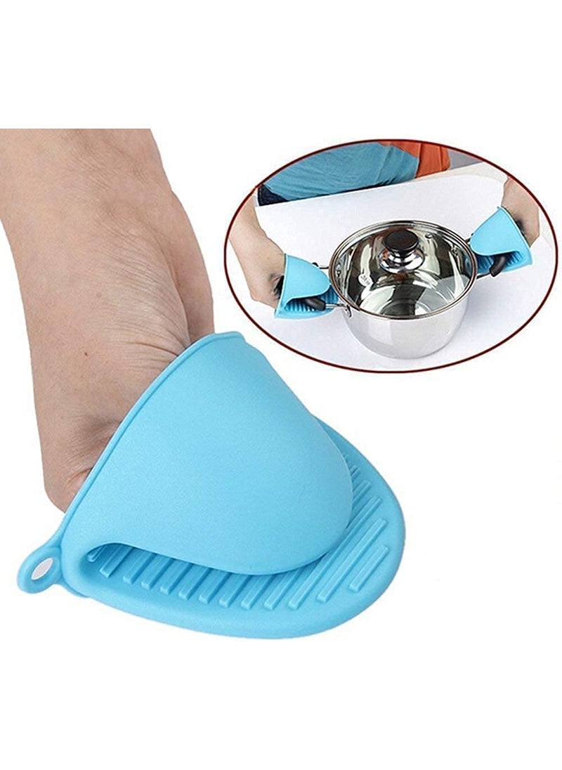 brinicle brinicle 2 Pcs Silicone Heat Resistant Hot PotVessel Holder Pinch Grip 1 Pair  - Image 2