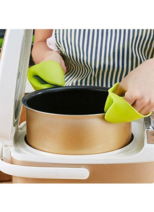 brinicle brinicle 2 Pcs Silicone Heat Resistant Hot PotVessel Holder Pinch Grip 1 Pair  - Image 4