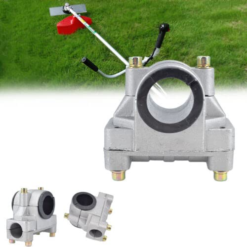 Brush Cutter Handle Bracket, 26/28mm Handle Bracket Clamp Bracket for Brush Cutter Brush Cutter Tube Attachments for Lawn Mowers  - Image 3