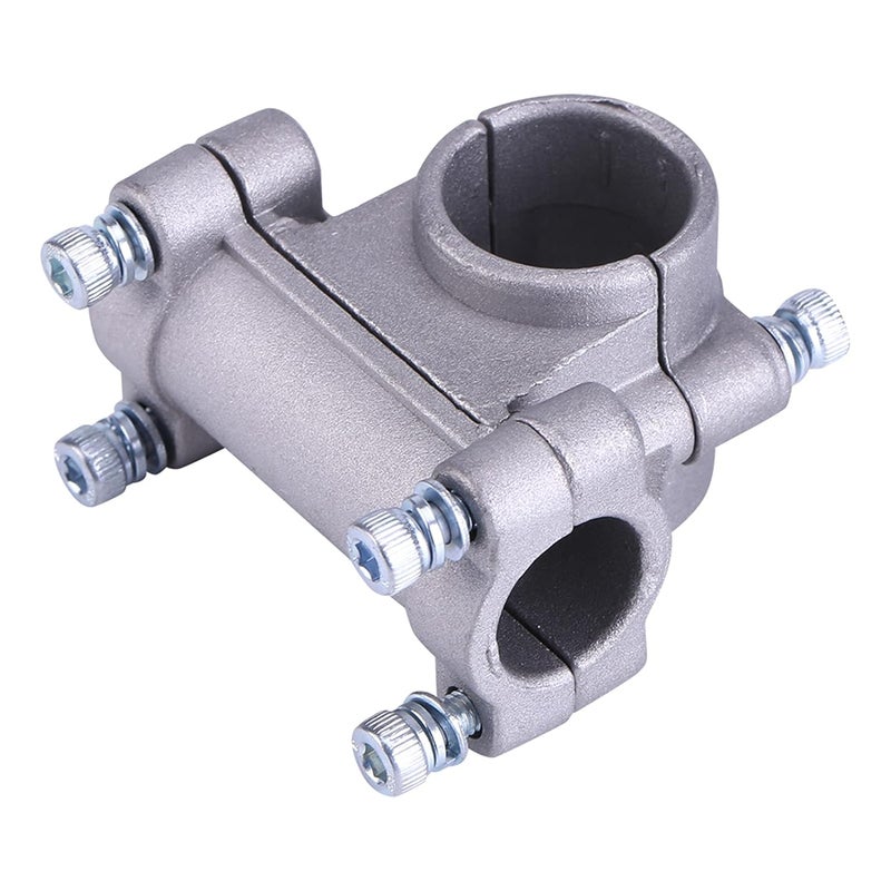 Brush Cutter Handle Bracket, 26/28mm Handle Bracket Clamp Bracket for Brush Cutter Brush Cutter Tube Attachments for Lawn Mowers  - Image 4