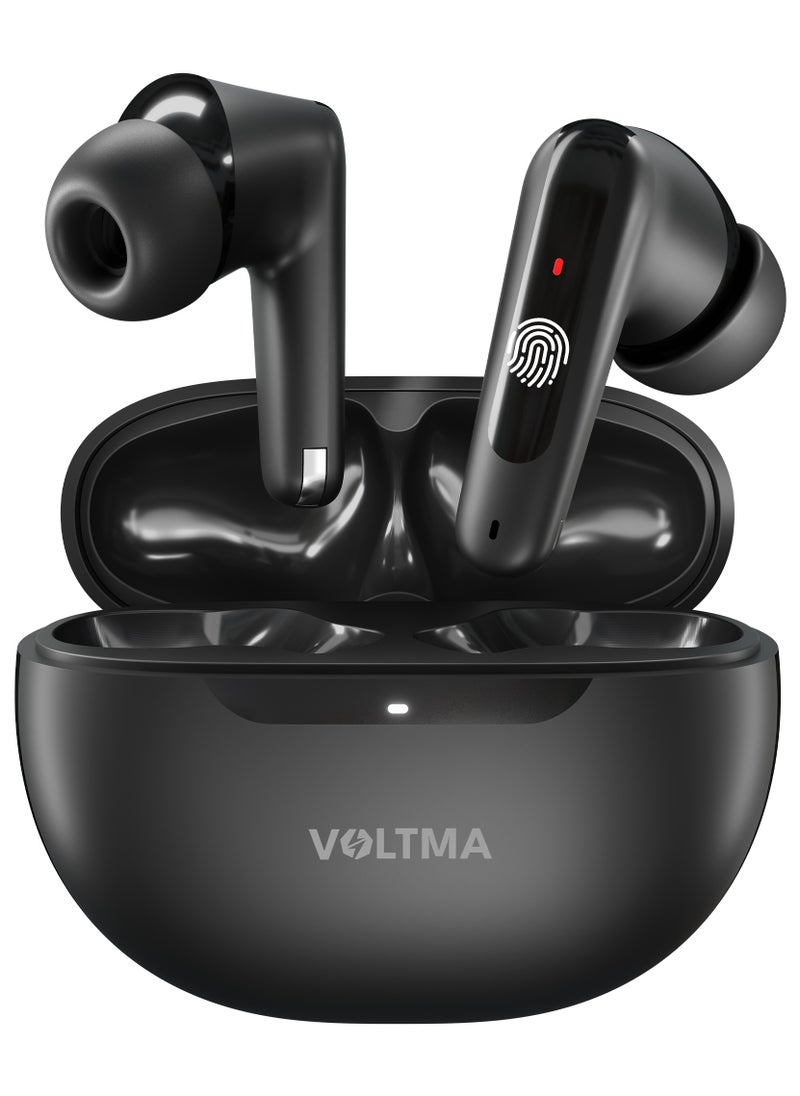 VOLTMA Echobuds In Ear Wireless Bluetooth Earbuds | 5.4 Bluetooth In Ear Earbuds, 40H Playtime Wireless Earbuds, Smart Touch Control Wireless Bluetooth Earphones & True Wireless Earphones for Home Office  - Image 1