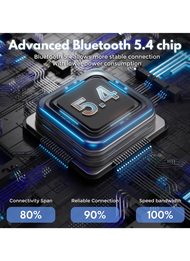 VOLTMA Echobuds In Ear Wireless Bluetooth Earbuds | 5.4 Bluetooth In Ear Earbuds, 40H Playtime Wireless Earbuds, Smart Touch Control Wireless Bluetooth Earphones & True Wireless Earphones for Home Office  - Image 2