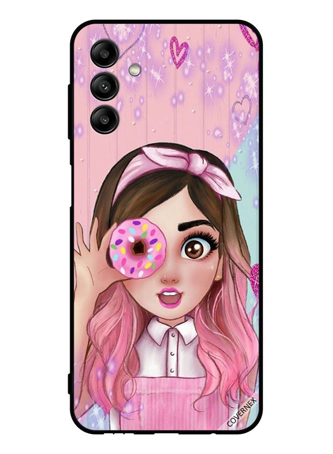 Covernex Protective Case Cover For Samsung Galaxy A04s Donut Lover Girl Art - Image 1