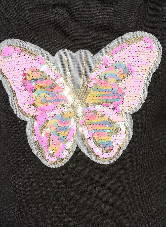 Styli Butterfly Sequin Patch Hoodie - Image 3