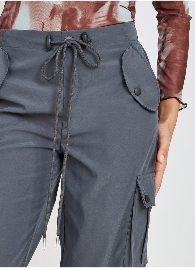 Take Two - Relaxed Fit Cargo Pants with Toggle Drawstring - Image 1