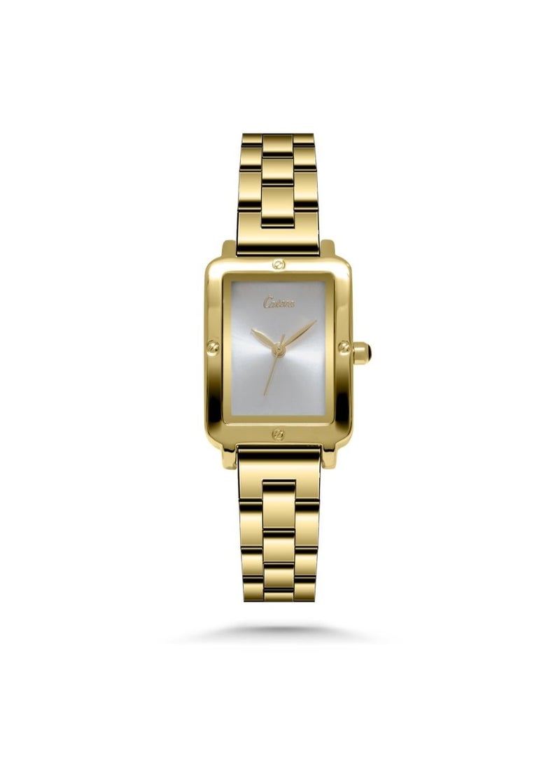 كاتيرا ساعة نسائية راقية ستيل ضد الماء عصرية و حديثة وبجودة عالية