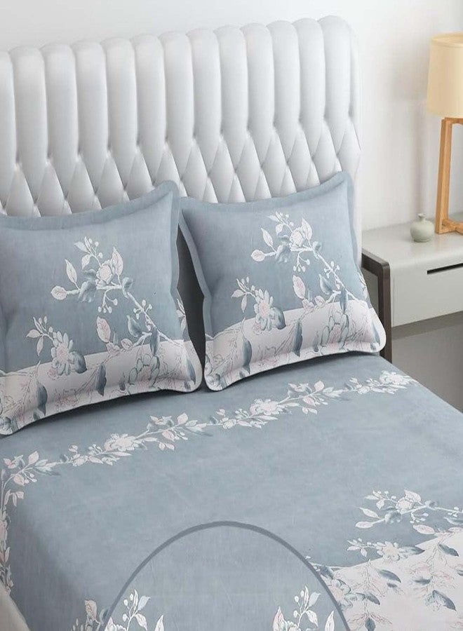 Jai BUN Soft Touch Breathable Glace Cotton Single Bedsheet for Single Bed with One Pillow Cover, Wrinkle Free, 60" x 90 ", Multicolor - Image 3